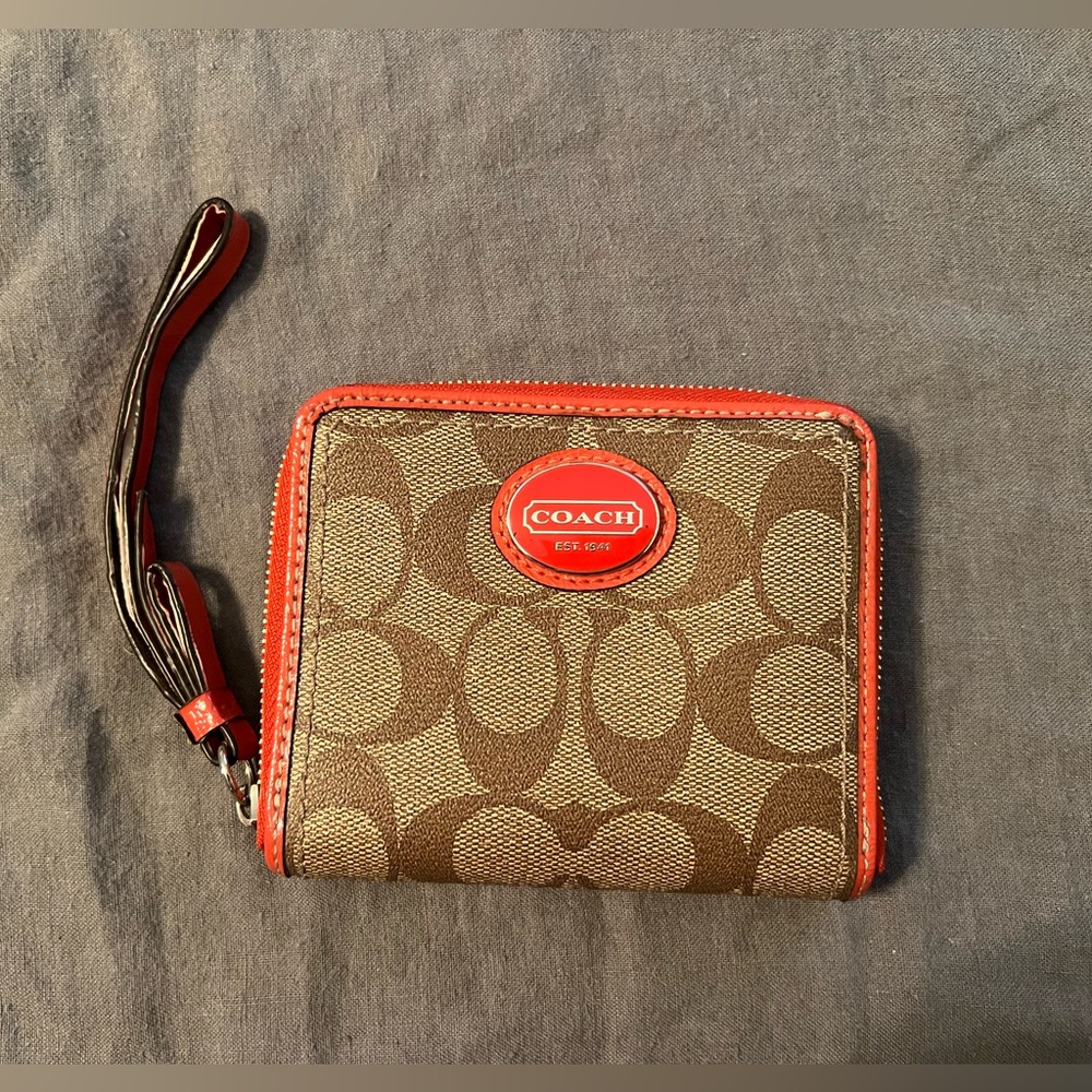 Coach — Signature Wristlet